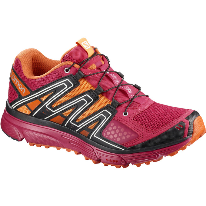 Salomon X-MISSION 3 W Zapatillas Trail Running Mujer - Rosas - Colombia (57042-EQAD)